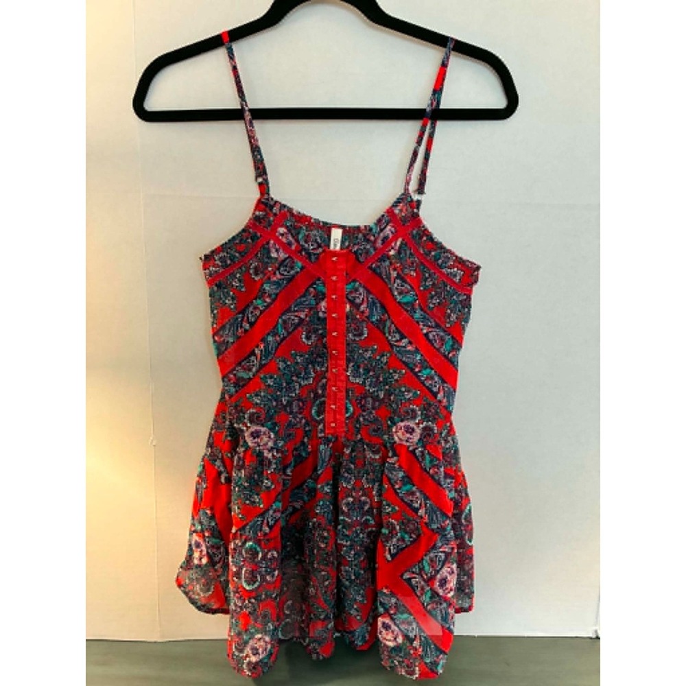 Aeropostale Paisley Cami Top Small Boho Festival Cottagecore Babydoll Y2K